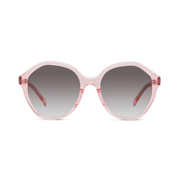 NEW CELINE WOMEN GEOMETRIC SUNGLASSES CELINE CL40201U 72B PINK GREY EYEWEAR - Picture 2 of 3
